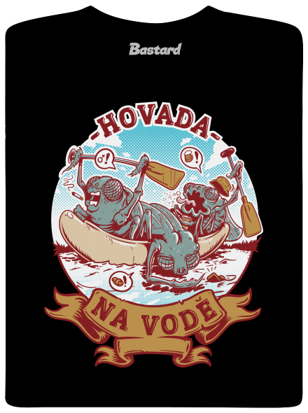 Hovada na vodě pánské tričko Black