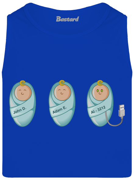 AI baby pánské tílko Royal Blue