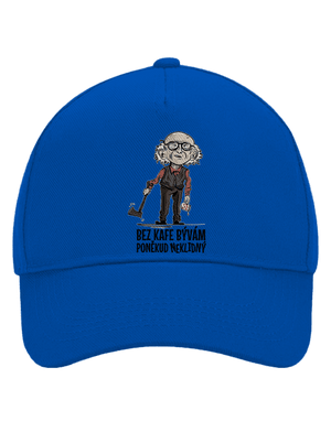 Neklidný bez kafe kšiltovka baseballka Bright Royal