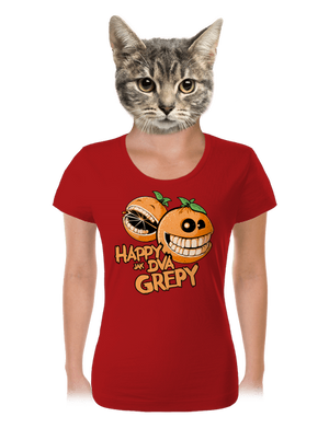 Happy grepy dámské tričko Red Mal
