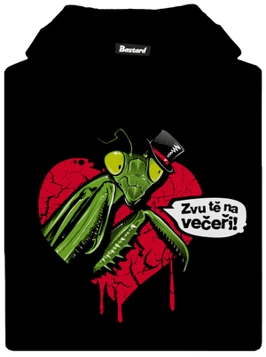 K sežrání dětská mikina klokanka Black