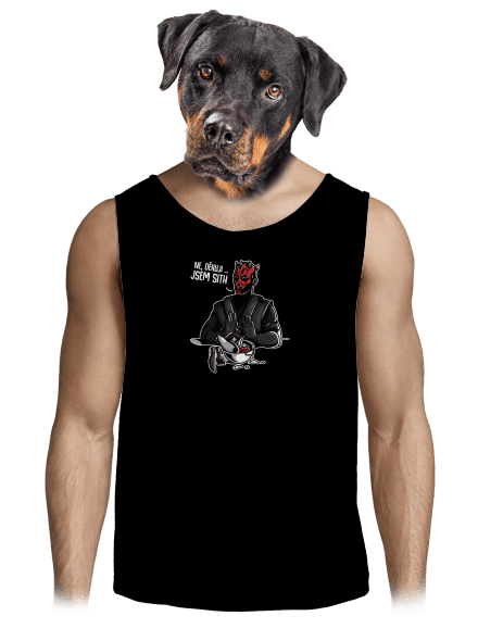 Jsem sith pánské tílko Black