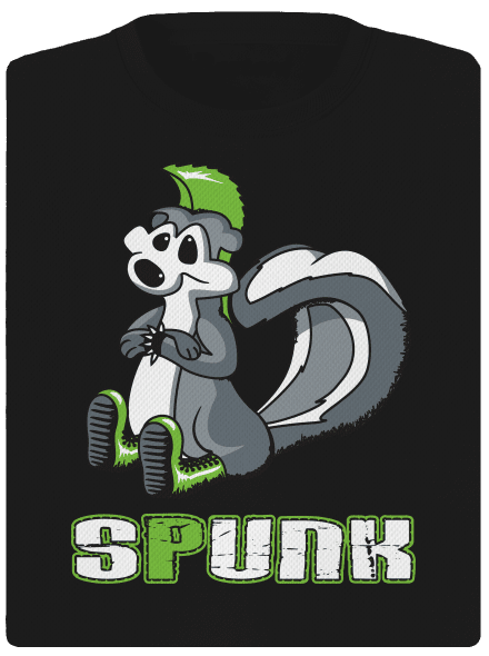 Spunk dámské sportovní tričko Black