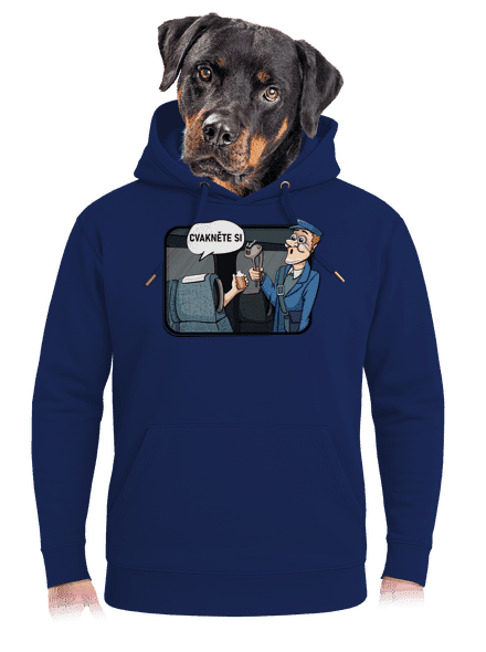 Cvakněte si unisex mikina premium Navy