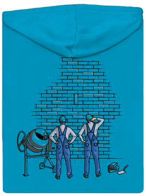 Zedníci dámská mikina na zip Blue Atol