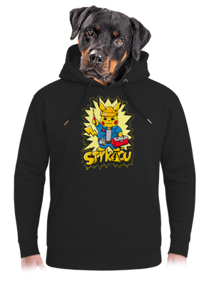 Stykaču unisex mikina premium Dark Black