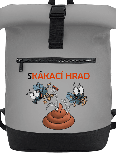 Skákací hrad batoh Grey Marl