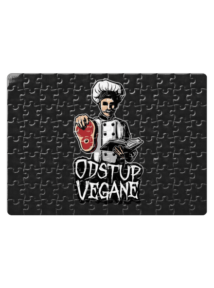 Odstup vegane puzzle White