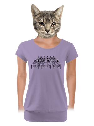 Cimrman: Debil, blbeček dámské tričko s lemem Lavender