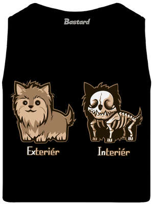 Teriér pánské tílko Black