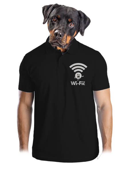 Wifič pánská polokošile Black