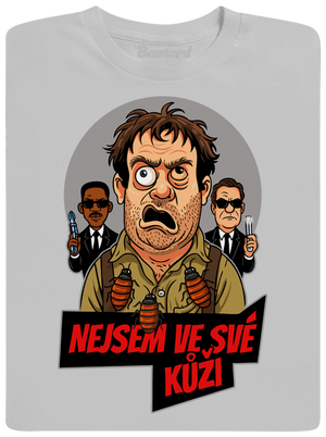 Nejsem ve své kůži  pánské tričko Pacific Grey