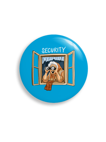 Security babička placka uni