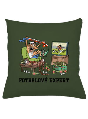 Fotbalový expert polštář Olive Green