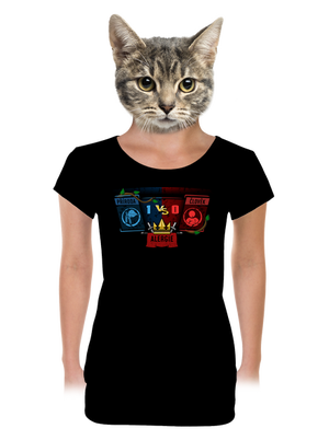 dámské tričko s lemem