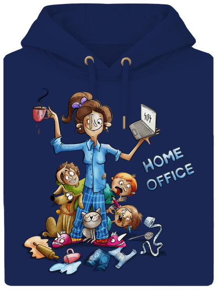 Maminčin home office unisex mikina premium Navy