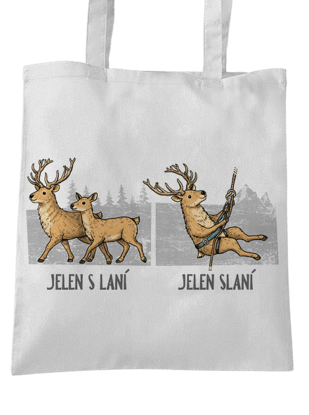 Jelen s laní taška White