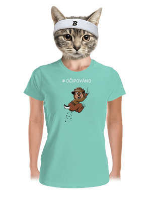 Očipováno dámské sportovní tričko Mint Mal