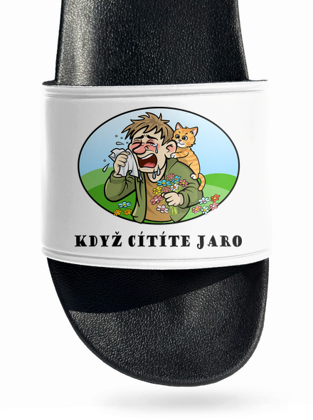 Cítíte jaro pantofle White