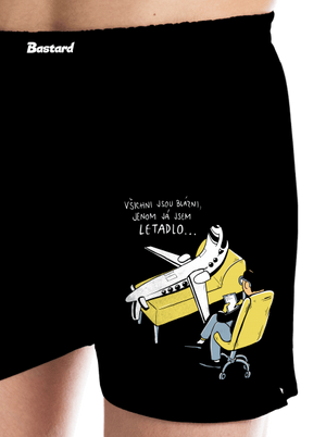 Všichni jsou blázni pánské trenky Black