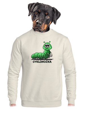 unisex mikina bez kapuce