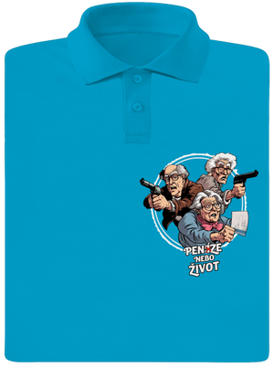Penze nebo život pánská polokošile Blue Atol