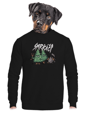 unisex mikina bez kapuce
