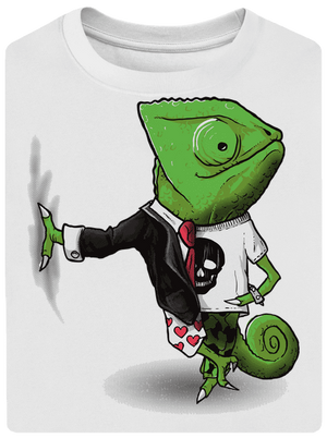 Mistr převleků unisex tričko oversized White