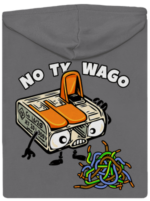 Wago svorka dámská mikina na zip Steel Gray