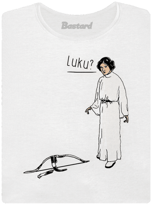 Luke a Leia dámské tričko White