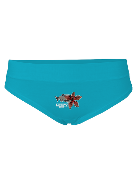 Lososový květ dámské kalhotky Turquoise