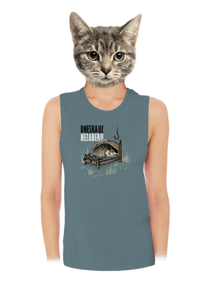 Dneska už nezaberu dámské tílko volné Heather Deep Teal