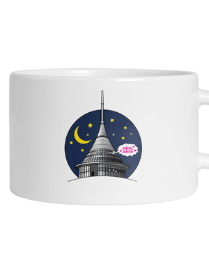 Ještěd hrnek makronka White