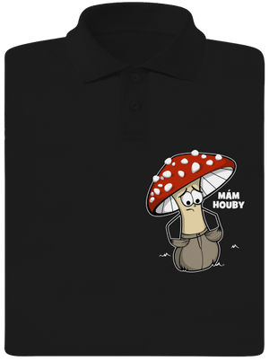 Mám houby pánská polokošile Black