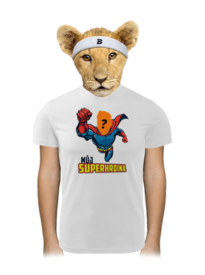 Můj superhrdina dětské sportovní tričko White