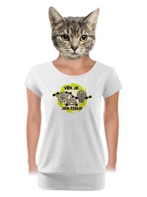 dámské tričko s lemem