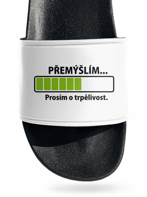 Přemýšlím pantofle White