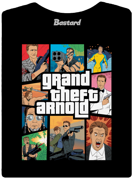 Grand Theft Arnold dámské tričko Black