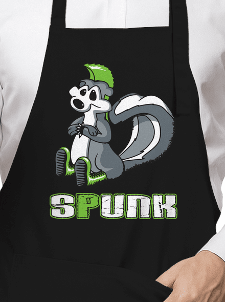 Spunk zástěra Black