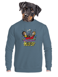 unisex mikina bez kapuce