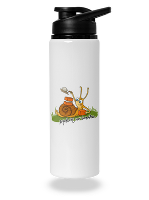 Makám na baráku lahev na vodu White