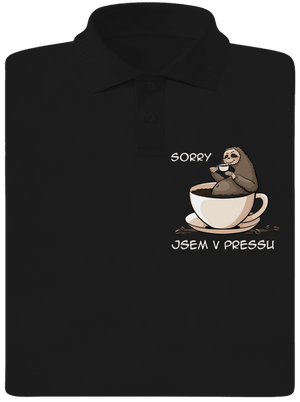 V pressu pánská polokošile Black