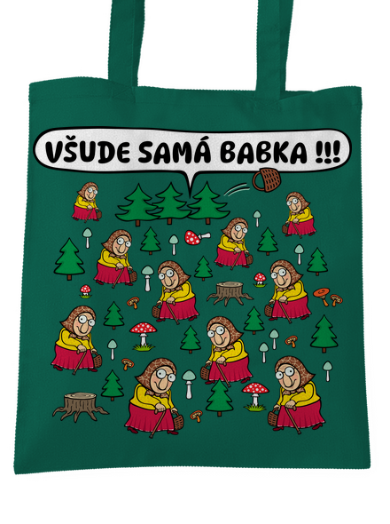 Všude samá babka taška Bottle Green WM