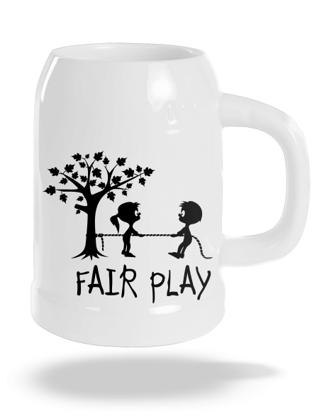 Fair play půllitr White