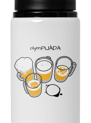 Pijáda lahev na vodu White