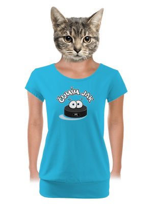 dámské tričko s lemem