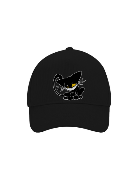 Evil cat kšiltovka baseballka Black