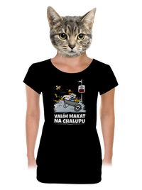 dámské tričko s lemem