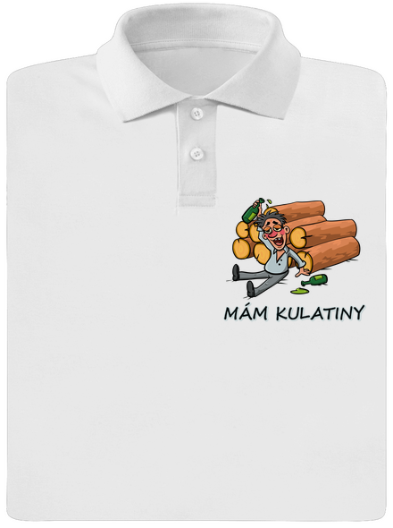 Mám kulatiny pánská polokošile White