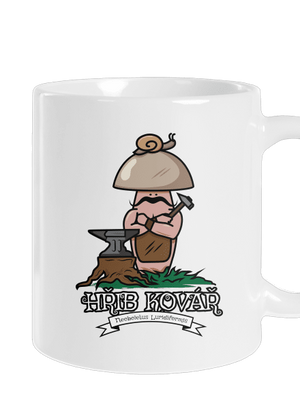 Hřib kovář klasický hrnek White